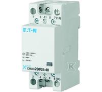 Contacteur d'installation Eaton, 230 V CA/CC, 2F+2O, 25 A 137403