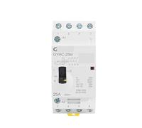 Contacteur modulaire AC domestique sur rail Din, 4P 25A 4NO ou 2NO2NC 220V/230V 50/60HZ, Type manuel