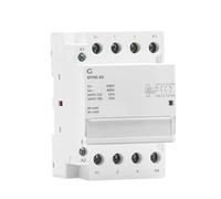 Contacteur modulaire AC domestique sur Rail Din, 4P 40A 63A 4NO ou 2NC2NO 220V/230V 50/60HZ 4NC 3NO1NC