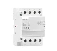 Contacteur modulaire AC domestique sur Rail Din, 4P 63A 4NO ou 2NC2NO 220V/230V 50/60HZ, 4NC 3NO1NC(4P 63A 4NO 220V)