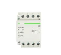 Contacteur modulaire domestique sur Rail Din, 1 pièce, 4P 32A/40A/63A, interrupteur de commande 220V/230V 50/60HZ 3NO 1NC 4NO 4NC 2NO 2NC