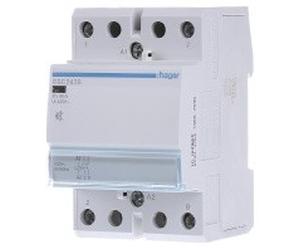 Contacteur sans bruit 40A 2NO 230V - Contacteur d'installation 230V AC / DC ESC240S | Hager | ESC240S | Contacteur