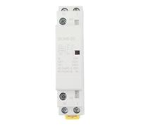 Contacteur Sécurité 2P 20A 24V/220V 1NO+1NC Montage Rail DIN pour Installation Domestique et Industrielle
