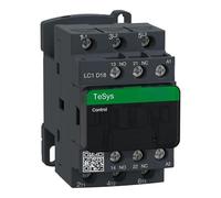 Contacteur tripolaire CA TeSys série D 18 A 440 V 50/60 Hz; LC1D18R7
