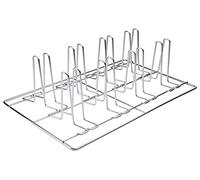 Contacto Grille de cuisson pour poulet GN 1/1 pour 8 poulets, à utiliser dans les fours avec fentes GN 1/1, très stable