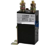 Contactor CZW50A ZJW50A Power Relay 12V 24V 36V 48V 60V 72V 96V for Car Forklift Trucks Ships Battery(Coli Voltage 24VDC) Industrial Electrical Relays