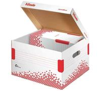 Container d'archives - Esselte - SPEEDBOX - Carton 100% recyclé - Blanc - 5 classeurs max