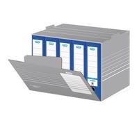 container d'archives tric, A4, gris/blanc,