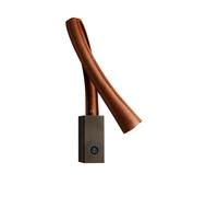 Contardi Flexiled AP Leather L.600 Strahler/Spotleuchte, bronze / cuir cognac, avec interrupteur