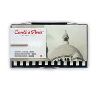 Conte A Paris 12 Carres Esquisse Pastel Sec Blanc 0646217502359 Art Dessin Peinture Artiste Pro Box Comasound Kartel Csk Online