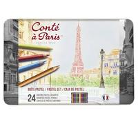 Conte A Paris Assortiment De 24 Crayons Pastels