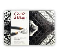 Conté à Paris Boite Metal Dessin 12 Crayons Graphite