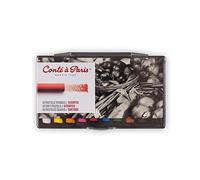 Conté à Paris Boite Plastique 10 Pastels Tendres Assortis - crochet