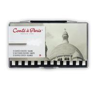 Conte A Paris 12 Carres Esquisse Pastel Sec Blanc 0646217502359 Art Dessin Peinture Artiste Pro Box Comasound Kartel Csk Online