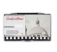 CONTE A PARIS CARRES ESQUISSE SET X12 BLANC HB