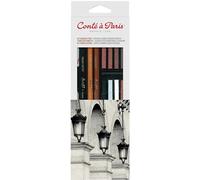 Conte à Paris Set Esquisse Étude – 12 carrés, 3 crayons et accessoires