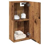 Contemporain Buffet haut Contemporain, Armoire de salle de bain murale vieux bois 32x20x67 cm @72995 @