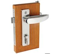 Contemporary Paire de poignées avec caches à gauche extérieur + intérieur, 1 paire