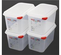 Contenants alimentaires Araven GN1/4 4,3 L (4 pièces)