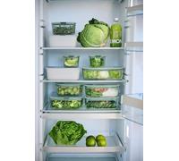 Contenants alimentaires Famanu, ensemble de 3 pièces avec couvercle et fermeture à cliquet - Noir, style nordique