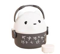 Contenants de boîte à lunch pour enfants,Belle boîte à lunch isotherme en forme d'ours | Sac d'isolation à poignée de transport de sécurité micro-ondes, sac fourre-tout réutilisable avec poignée pour