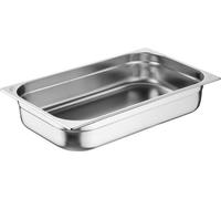 Contenants gastronormes en acier inoxydable Nisbets Essentials 1/1 100 mm (3 pièces)