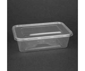 Contenants micro-ondes en plastique recyclable Fiesta 65 cl (250 pièces)