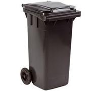 Conteneur à déchets 120 litres tri sélectif 2 roues - gris