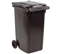 Conteneur à déchets 240 litres tri sélectif 2 roues - gris