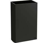 Conteneur à déchets Delabie, rectangulaire, fixation murale, 20 litres, acier inoxydable, finition noir mat
