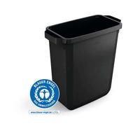 Conteneur à déchets professionnel Durabin Eco 60 litres - Noir