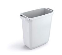Conteneur à déchets solide rectangulaire 60 litres Durabin - Blanc