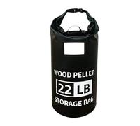 Conteneur à granulés de bois - Support de stockage de charbon de bois durable en PVC de grande capacité de 10 kg | Stockage organisé de granulés d'approvisionnement de grillades pour l'arrière-cour, l