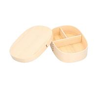 Conteneur à lunch, conteneur de nourriture en bois, boîte de stockage de nourriture, conteneur de nourriture de 1200 ml Boîte à lunch en bois Bento Conteneurs à lunch pour enfants pour bureau d'école