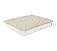 Conteneur alimentaire hermétique - ORION - 2L - 28,5x22,5x4,5 cm - Transparent - Résistant de -25°C à +95°C