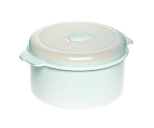 Conteneur Alimentaire - Plast Team - 3108 - Rond - 2L - Blanc - Micro-ondes