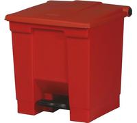 Conteneur classique à pédale Rubbermaid, 30 litres, en polyéthylène. Couleur : [Couleur non spécifiée, à remplacer si connue]