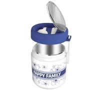 Conteneur D'avoine Nuit - Parfait Pratique Avec Couvercles | Contenants De Préparation De Repas Adaptés, Pot à Céréales Chauffant Micro-Ondes, Snack Pour Les Trajets Résidentiels à Courte