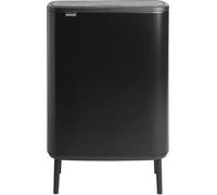 Conteneur de recyclage de 60 litres, noir mat - Bac intérieur pour poubelle de 60 litres