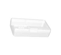 Conteneur de stockage à 2 niveaux avec base antidérapante | Organisateurs de compartiment de boîte de rangement à 2 niveaux pour vis de boulons d ' écrou