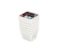 Conteneur de stockage avec couvercle - GN 1/6 - x 6 - Polypropylène200 cl