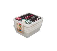 Conteneur de stockage avec couvercle professionnel GN 1/2 x 4