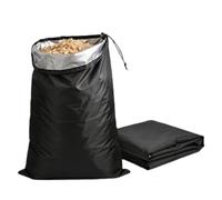 Conteneur de Stockage de granulés de Bois Poche de Collecte des déchets à | Sac d'extérieur pour déchiqueteuse pour pelouse, extérieur, camping, pique-nique, terrasse, garage, cou