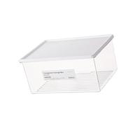 Conteneur de stockage des aliments avec canaux de base surélevés | Capacité de 6 000 ml, canaux inférieurs surélevés qui soulèvent les aliments de la base plate, côtés transparents