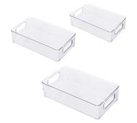 Conteneur de stockage, design empilable, utilisation polyvalente, 6 pièces