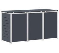 Conteneur de stockage sur roues pour 3 poubelles de 240 litres