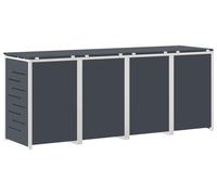 Conteneur de stockage sur roues pour 4 poubelles de 240 litres