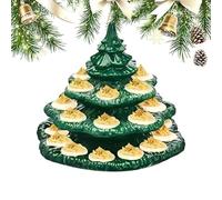 Conteneur D'Œufs Farcis 4 en Forme de Sapin de Noël Vaisselle