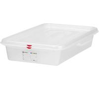 Conteneur en polypropylène GN 2/3, HENDI, GN 2/3, 19 L, transparent, 354 x 325 x (H) 200 mm