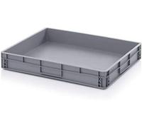 Conteneur européen 80 x 60 x 12, fond renforcé, grande boîte 800x600x120, bac en plastique